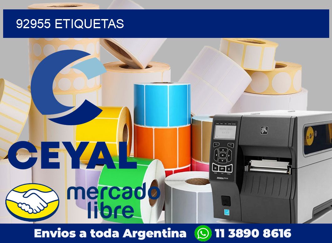 92955 etiquetas