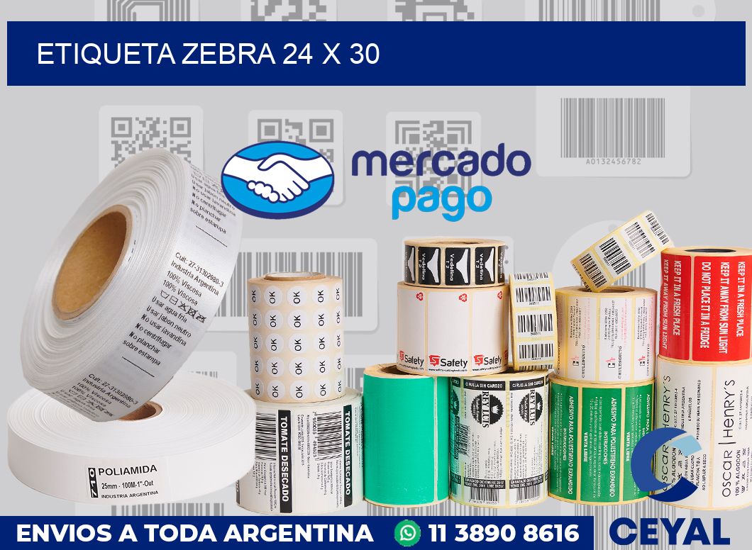etiqueta zebra 24 x 30