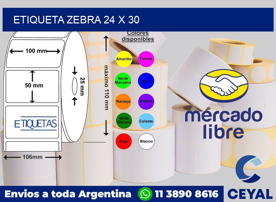 etiqueta zebra 24 x 30