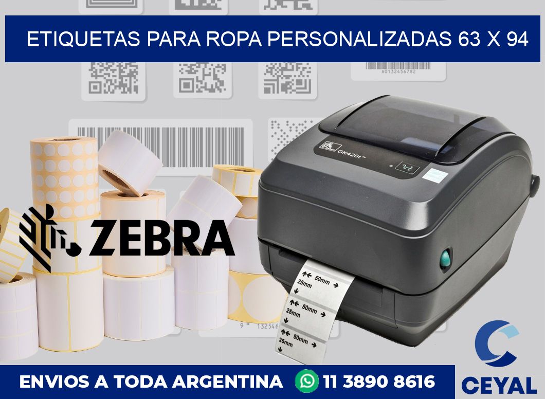 etiquetas para ropa personalizadas 63 x 94