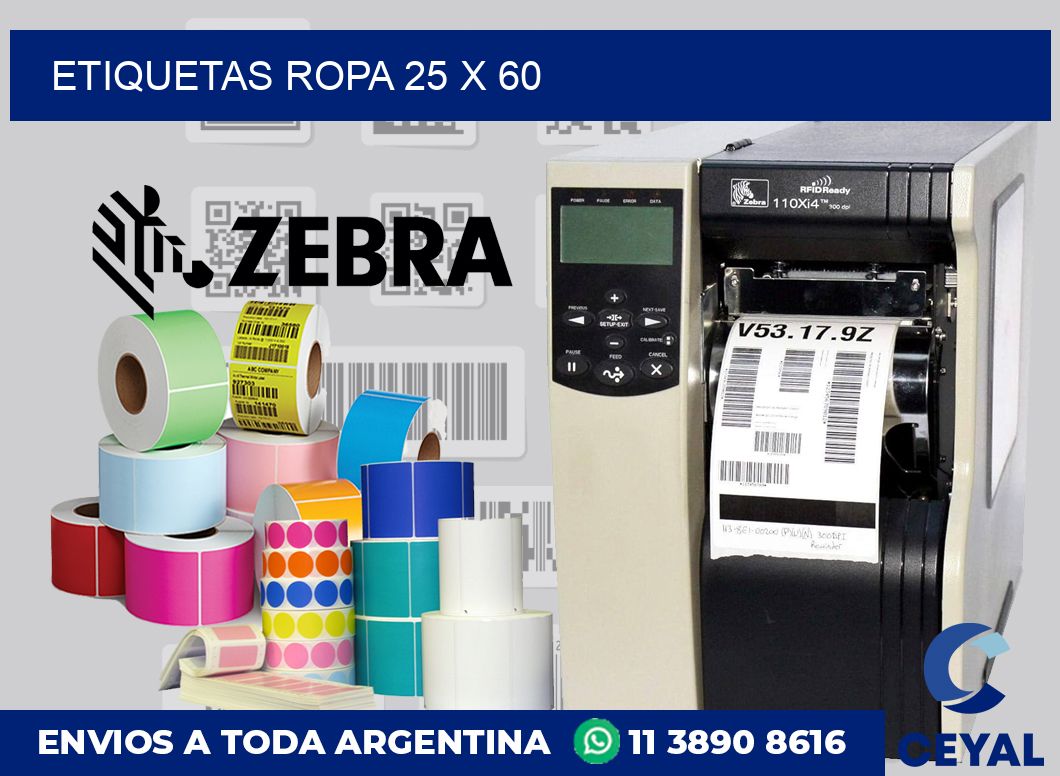 etiquetas ropa 25 x 60