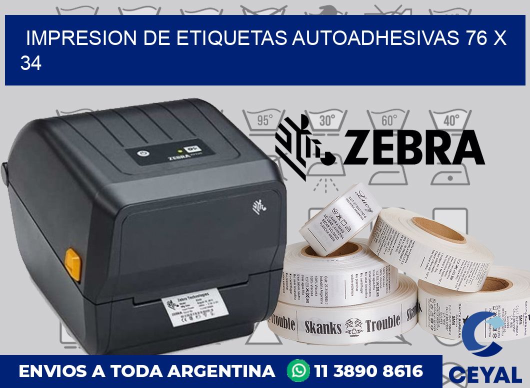 impresion de etiquetas autoadhesivas 76 x 34