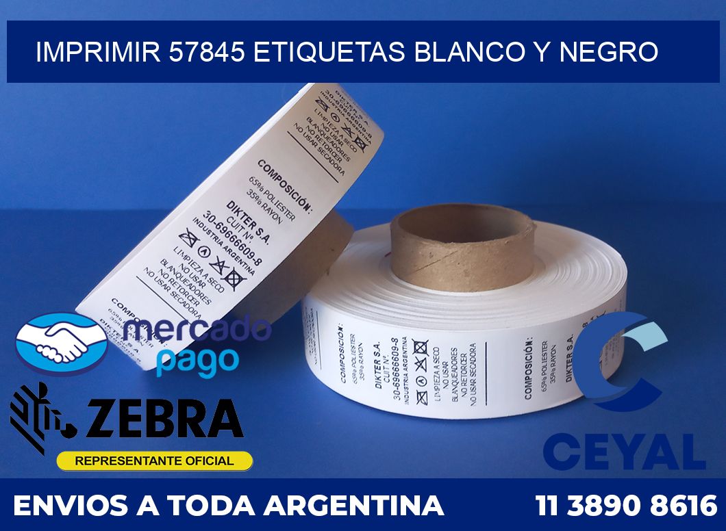 imprimir 57845 etiquetas blanco y negro