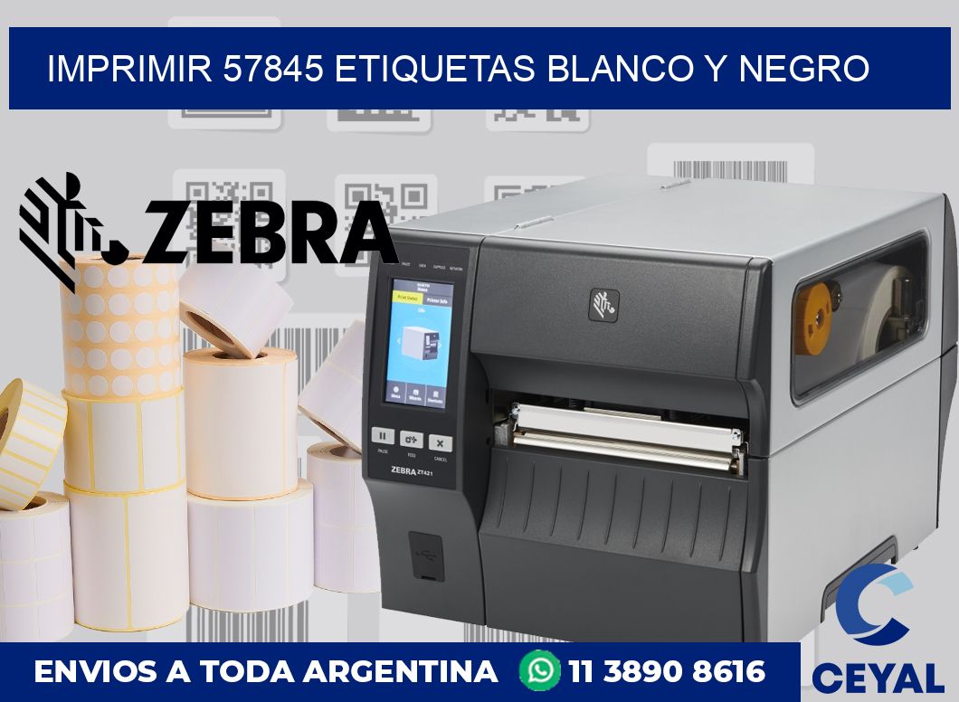 imprimir 57845 etiquetas blanco y negro