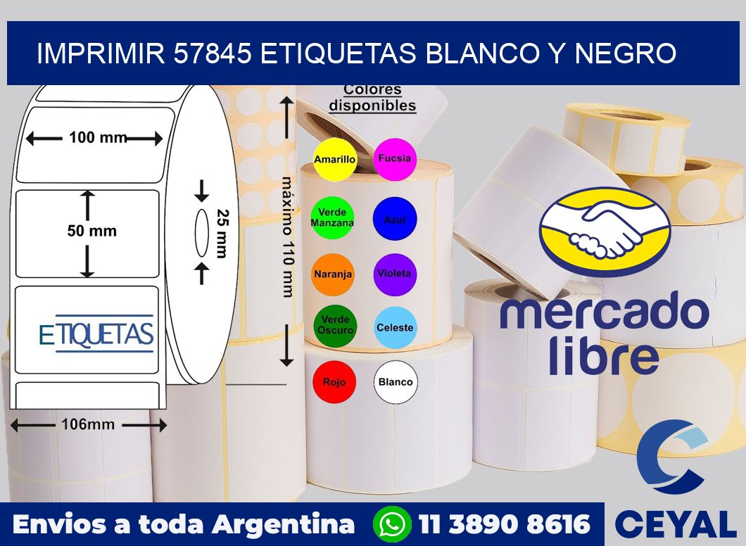 imprimir 57845 etiquetas blanco y negro