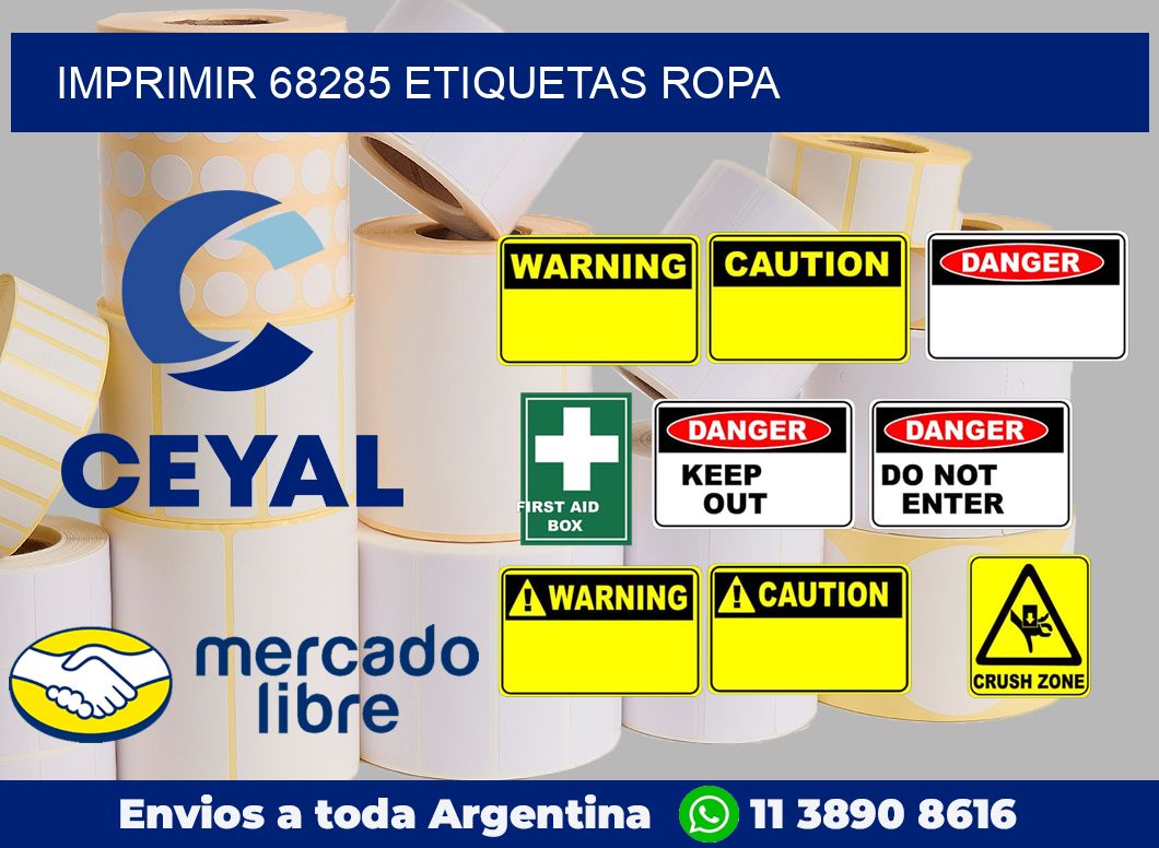 imprimir 68285 etiquetas ropa