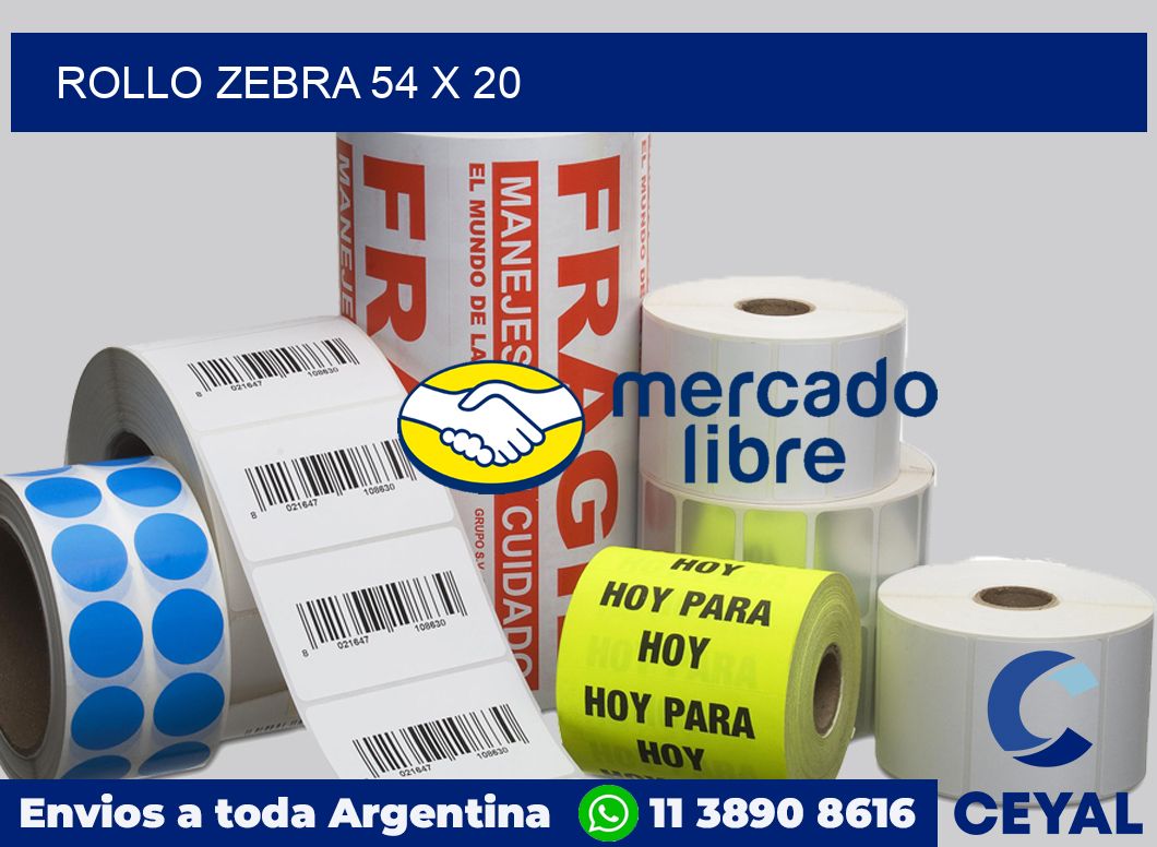 rollo zebra 54 x 20