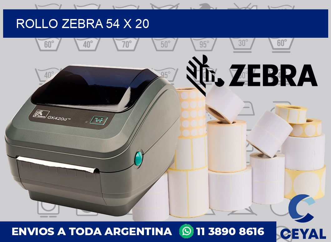 rollo zebra 54 x 20