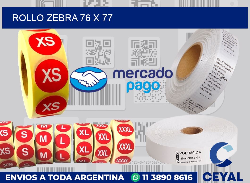 rollo zebra 76 x 77