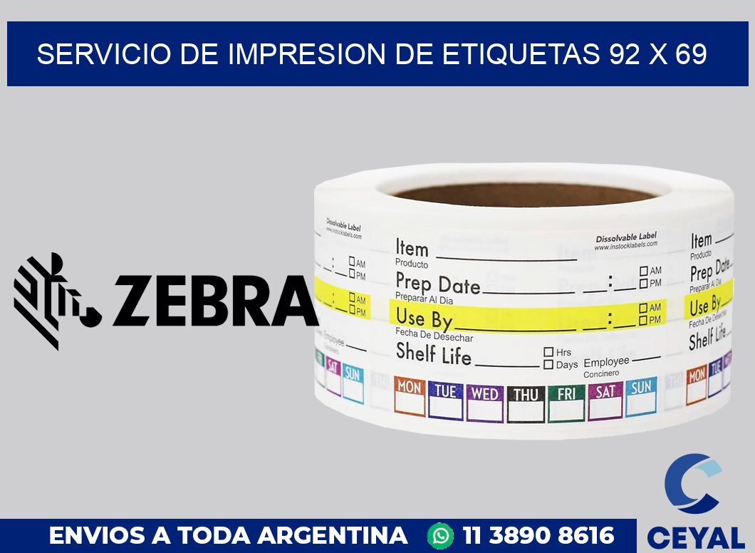 servicio de impresion de etiquetas 92 x 69