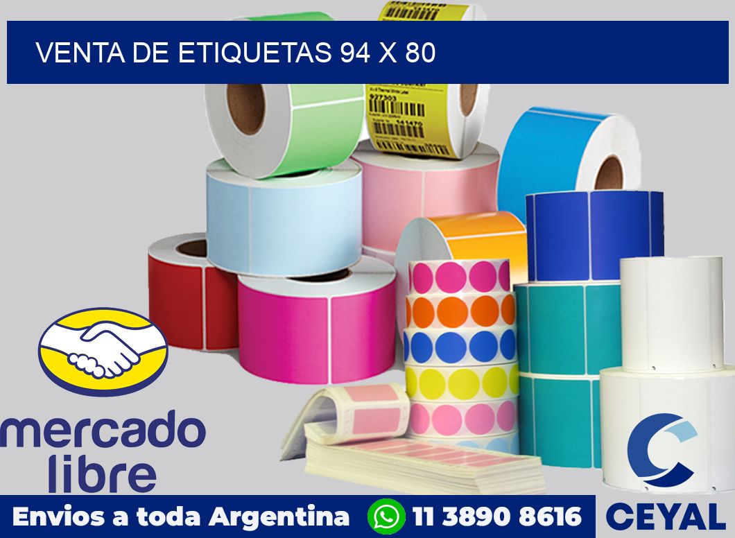 venta de etiquetas 94 x 80
