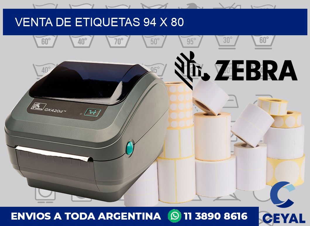 venta de etiquetas 94 x 80
