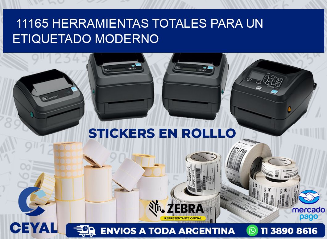 11165 HERRAMIENTAS TOTALES PARA UN ETIQUETADO MODERNO