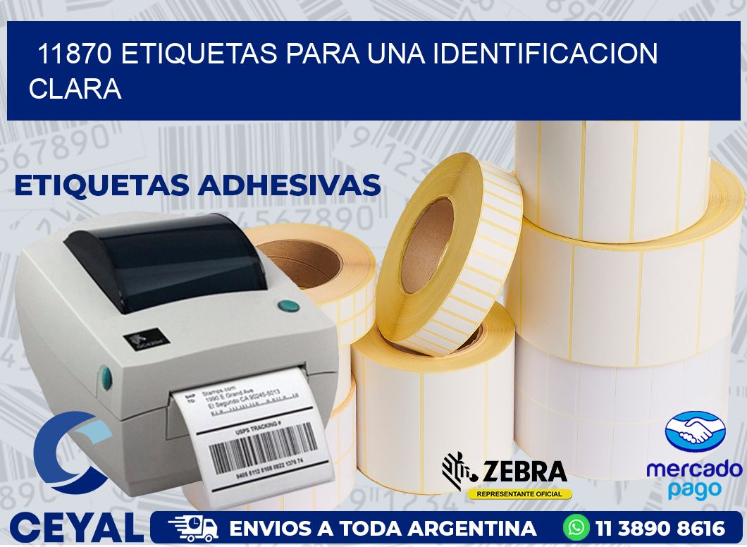 11870 ETIQUETAS PARA UNA IDENTIFICACION CLARA