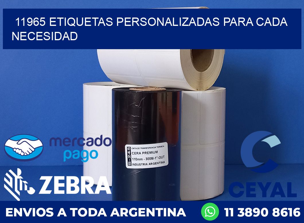 11965 ETIQUETAS PERSONALIZADAS PARA CADA NECESIDAD