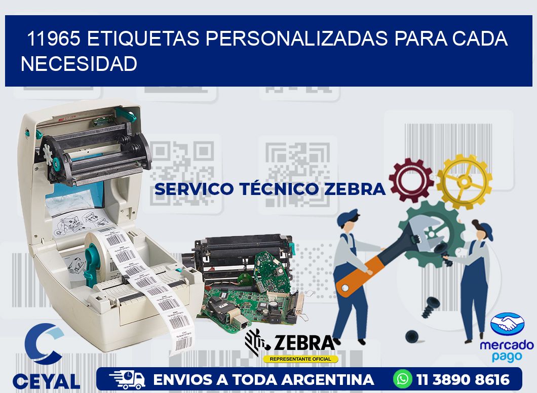 11965 ETIQUETAS PERSONALIZADAS PARA CADA NECESIDAD
