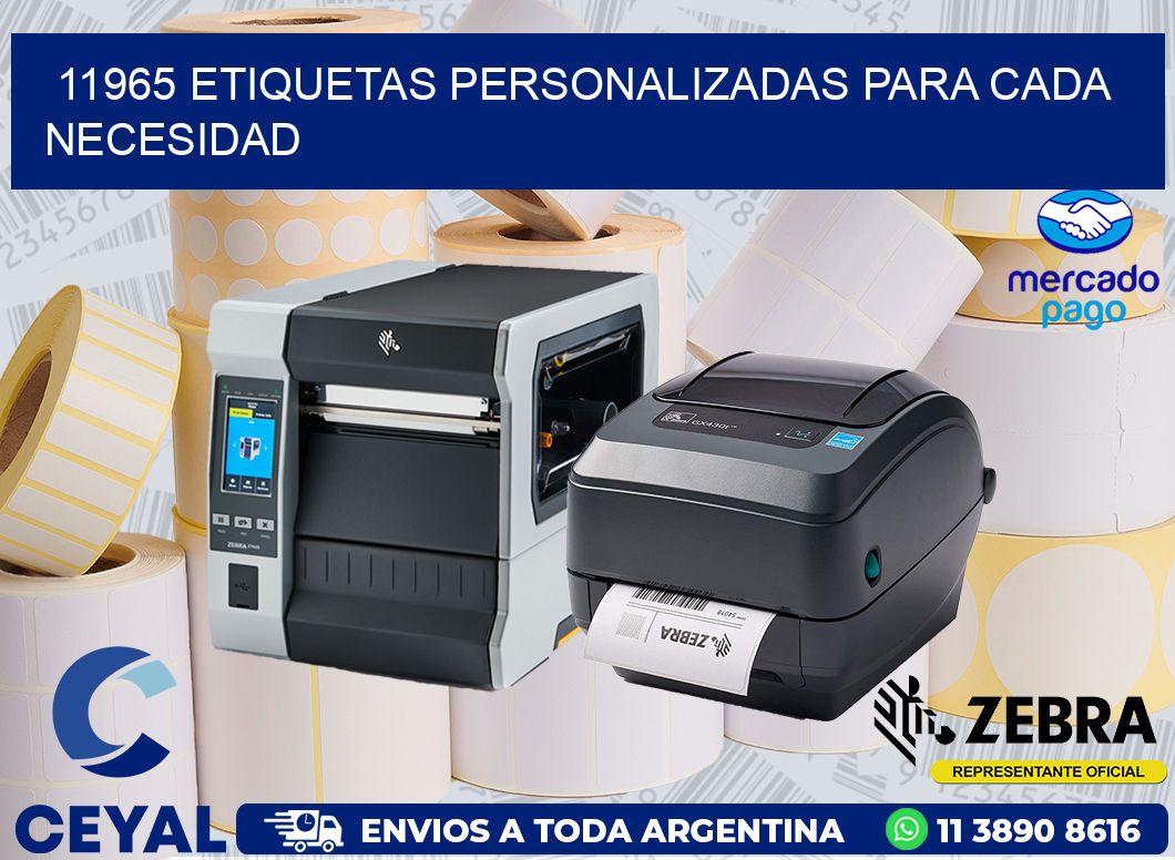 11965 ETIQUETAS PERSONALIZADAS PARA CADA NECESIDAD