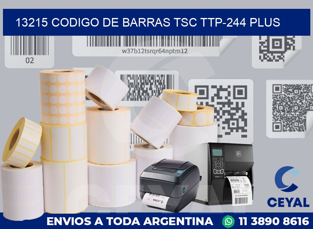 13215 CODIGO DE BARRAS TSC TTP-244 PLUS
