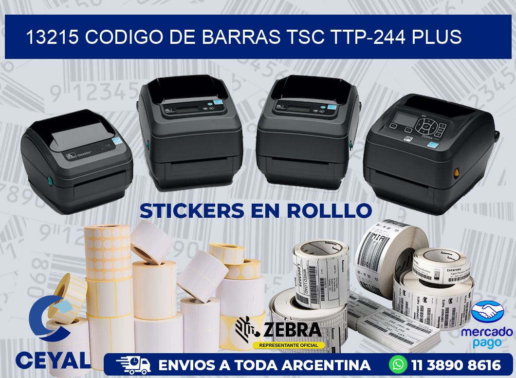 13215 CODIGO DE BARRAS TSC TTP-244 PLUS