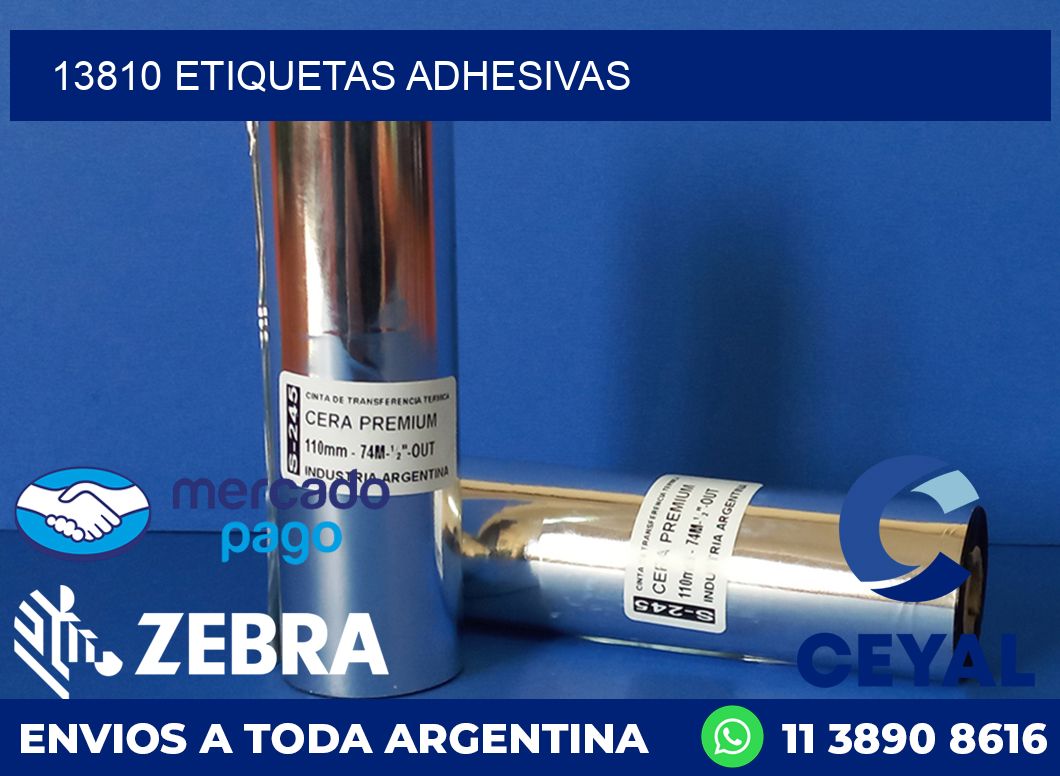 13810 ETIQUETAS ADHESIVAS