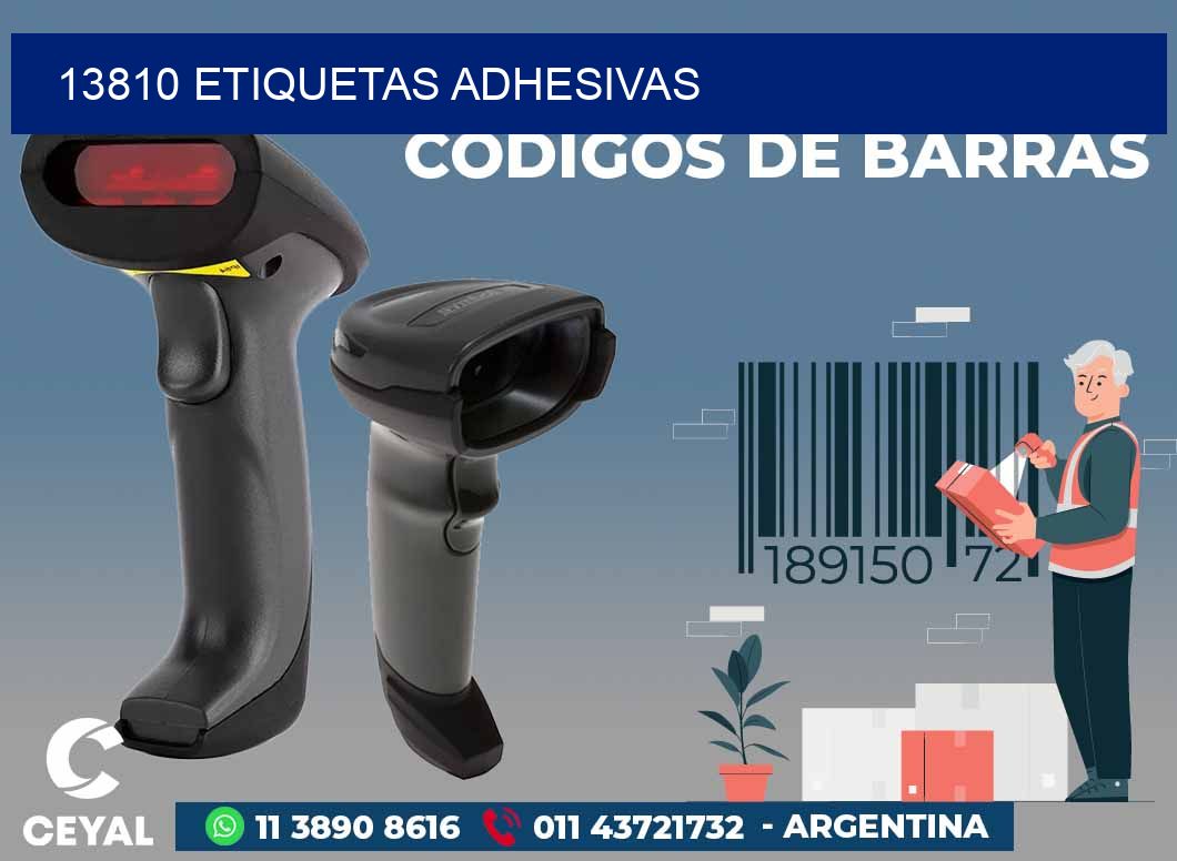 13810 ETIQUETAS ADHESIVAS