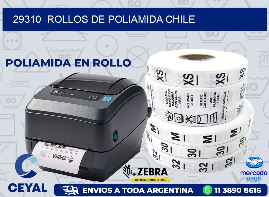 29310 ROLLOS DE POLIAMIDA CHILE