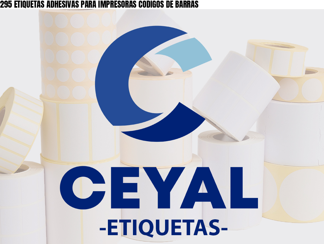 295 ETIQUETAS ADHESIVAS PARA IMPRESORAS CODIGOS DE BARRAS