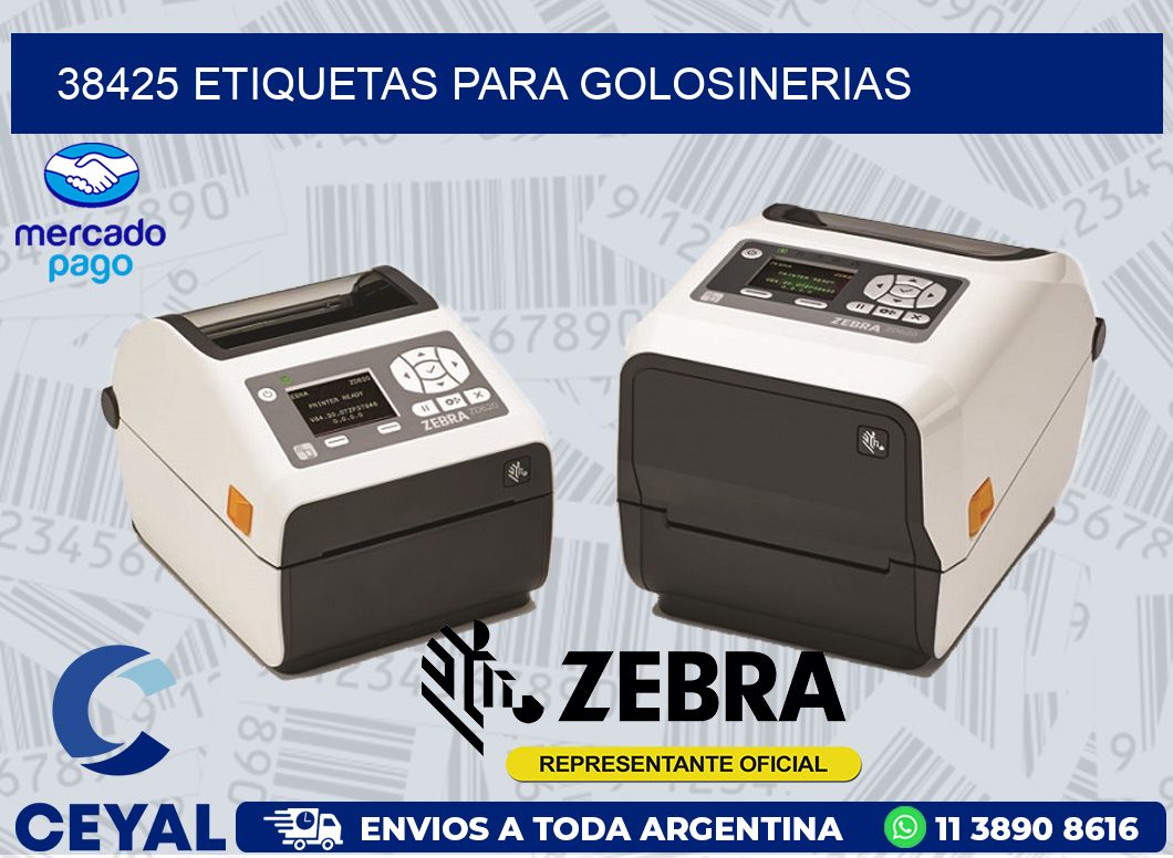 38425 ETIQUETAS PARA GOLOSINERIAS