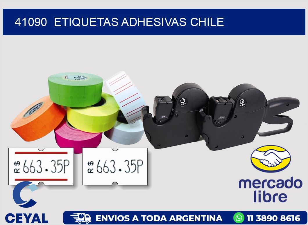 41090 ETIQUETAS ADHESIVAS CHILE