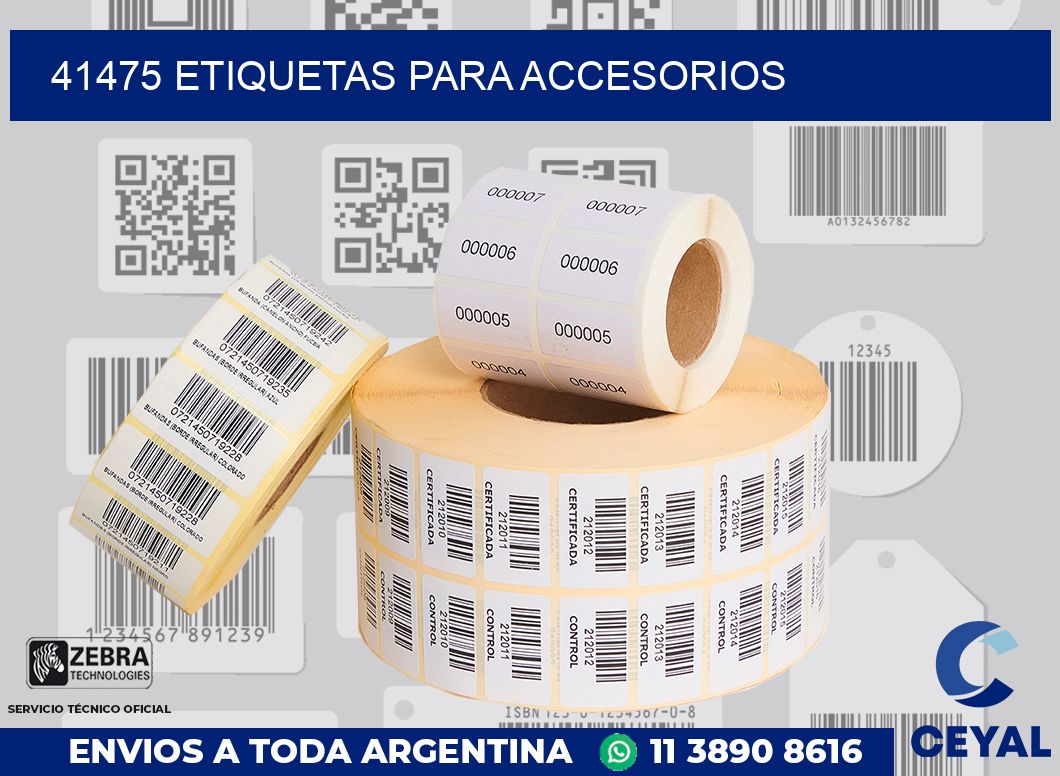 41475 ETIQUETAS PARA ACCESORIOS
