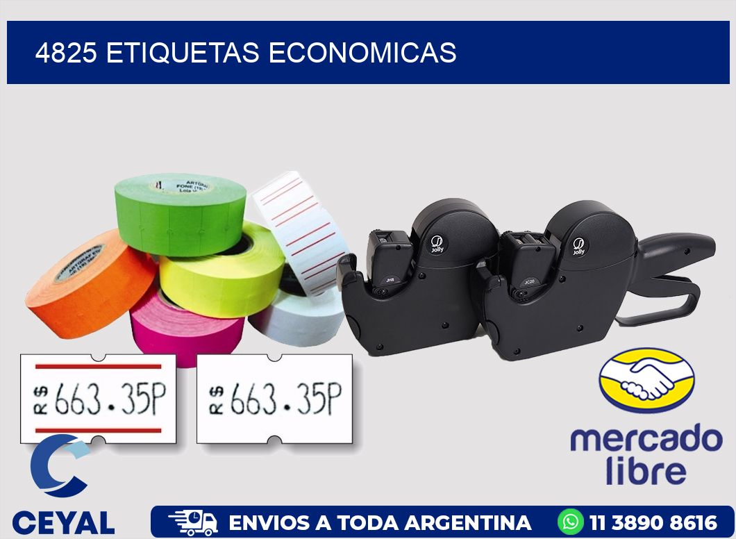 4825 ETIQUETAS ECONOMICAS
