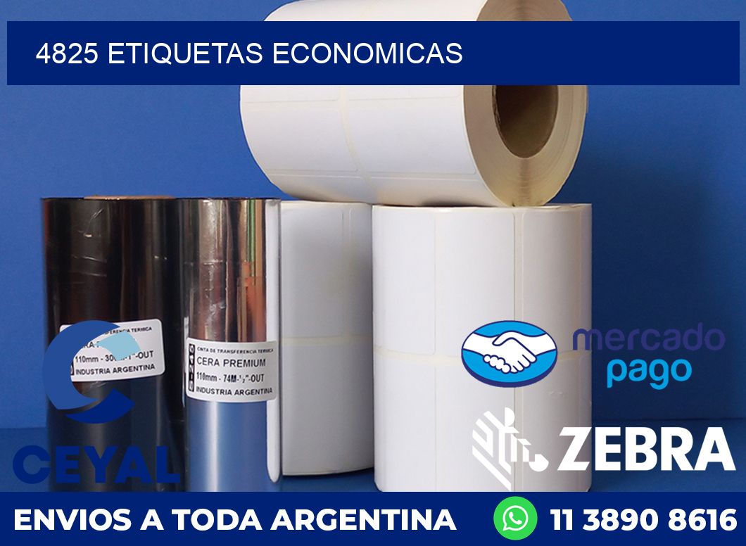 4825 ETIQUETAS ECONOMICAS
