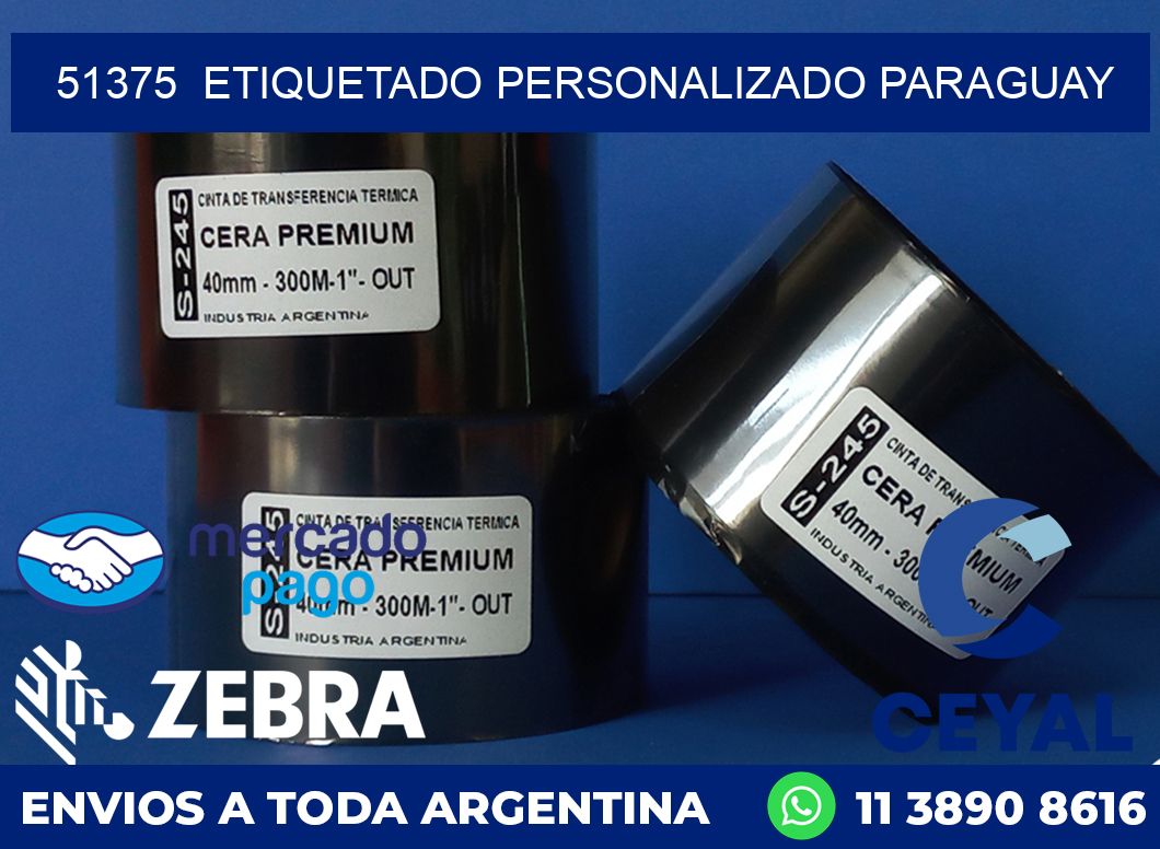 51375 ETIQUETADO PERSONALIZADO PARAGUAY