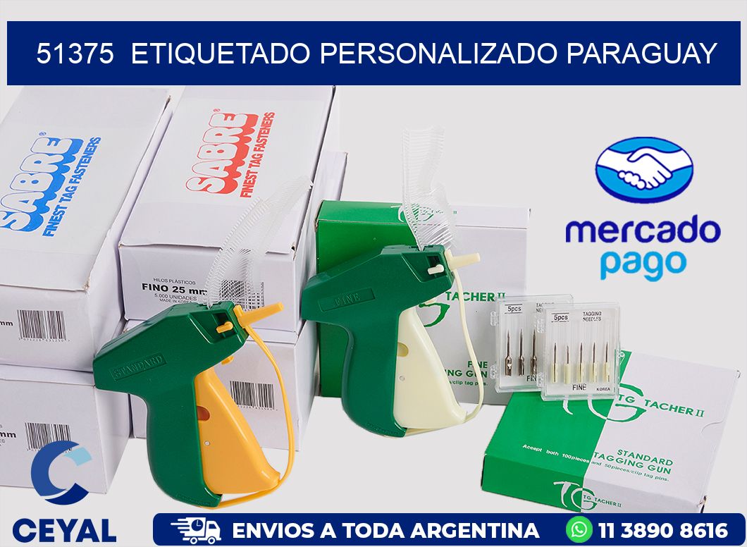 51375 ETIQUETADO PERSONALIZADO PARAGUAY