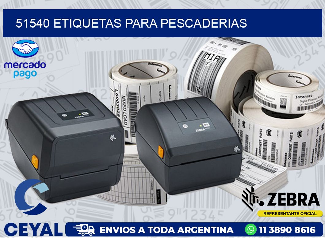 51540 ETIQUETAS PARA PESCADERIAS