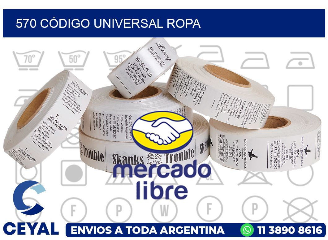 570 CÓDIGO UNIVERSAL ROPA
