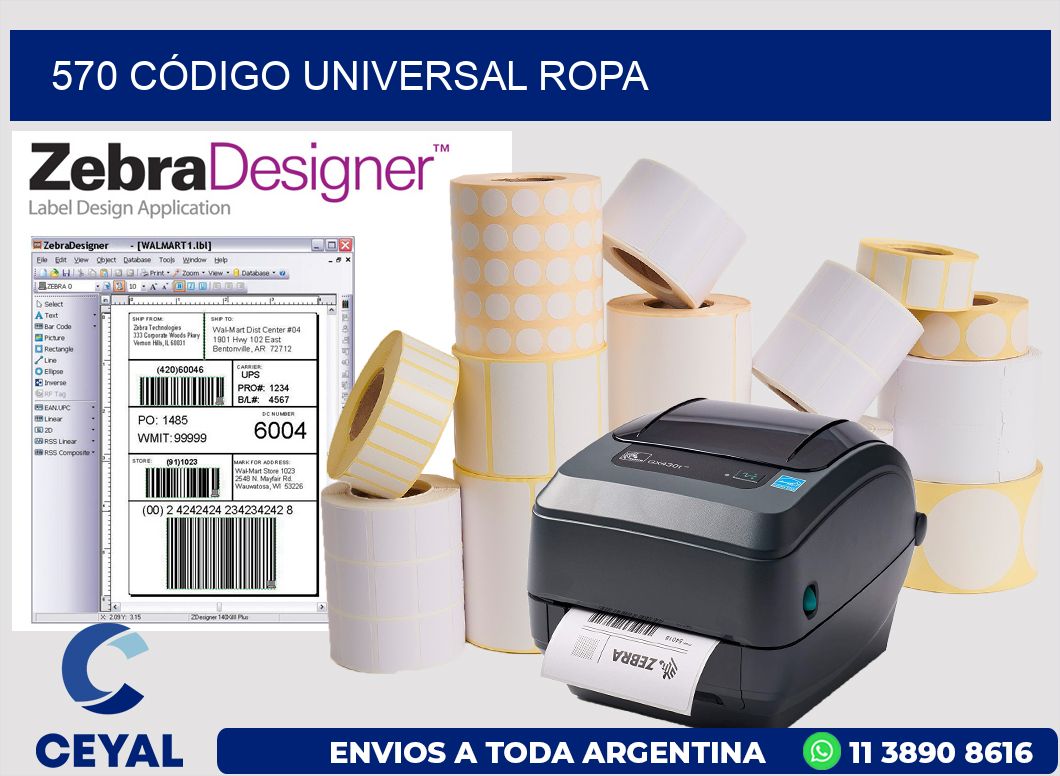 570 CÓDIGO UNIVERSAL ROPA