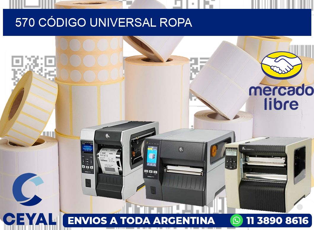 570 CÓDIGO UNIVERSAL ROPA
