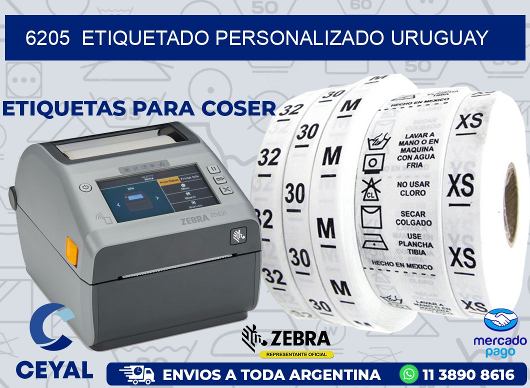 6205 ETIQUETADO PERSONALIZADO URUGUAY