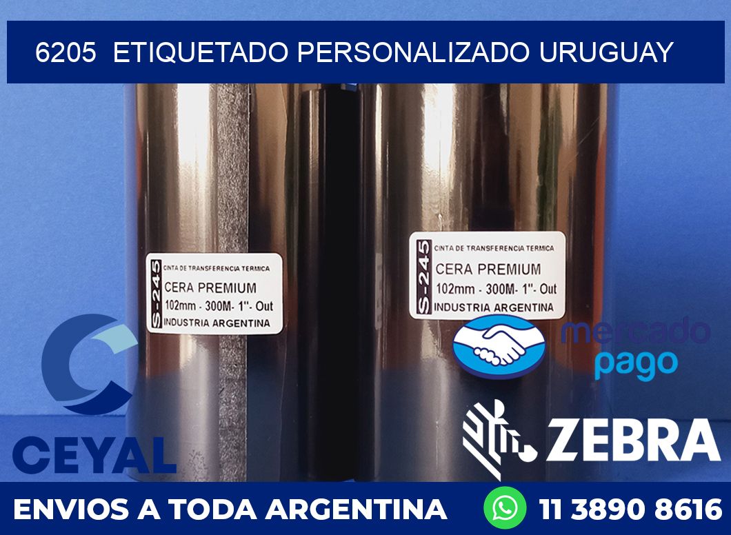 6205 ETIQUETADO PERSONALIZADO URUGUAY