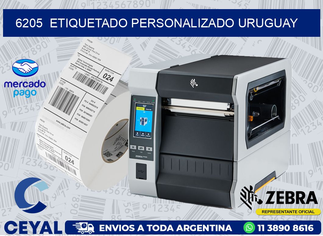 6205  ETIQUETADO PERSONALIZADO URUGUAY