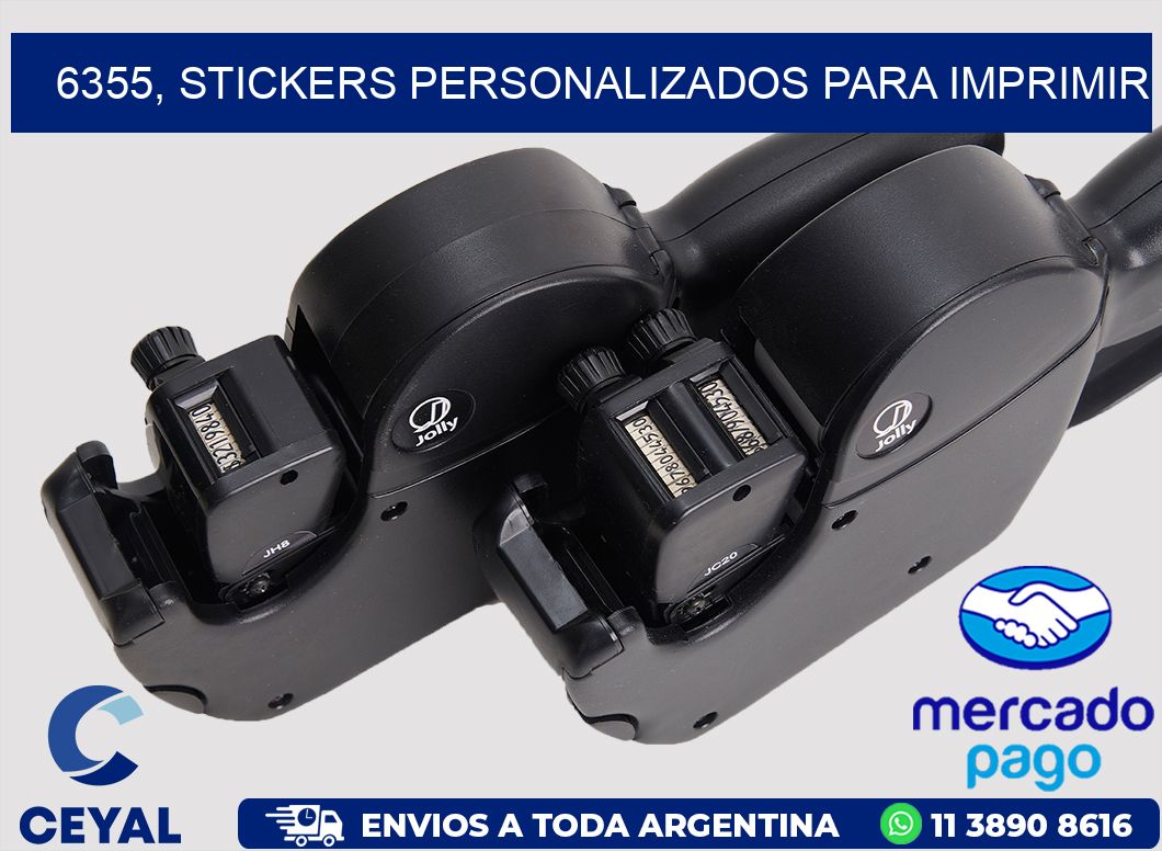 6355, stickers personalizados para imprimir