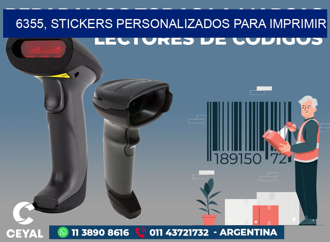 6355, stickers personalizados para imprimir