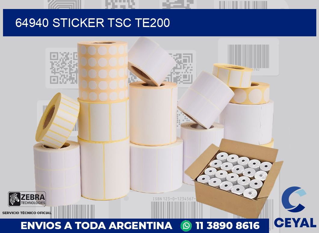 64940 STICKER TSC TE200