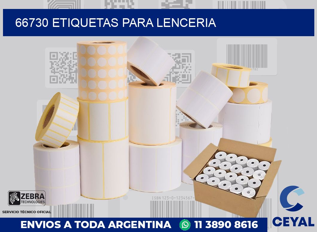 66730 ETIQUETAS PARA LENCERIA