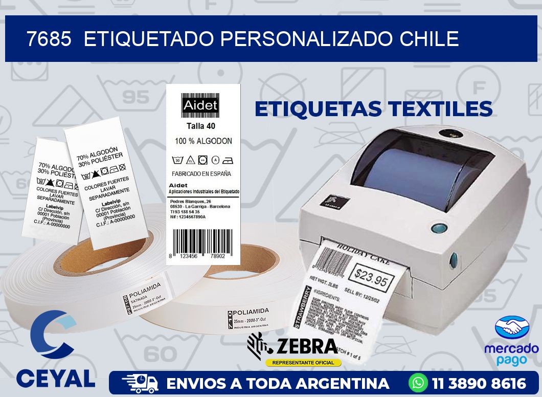 7685 ETIQUETADO PERSONALIZADO CHILE
