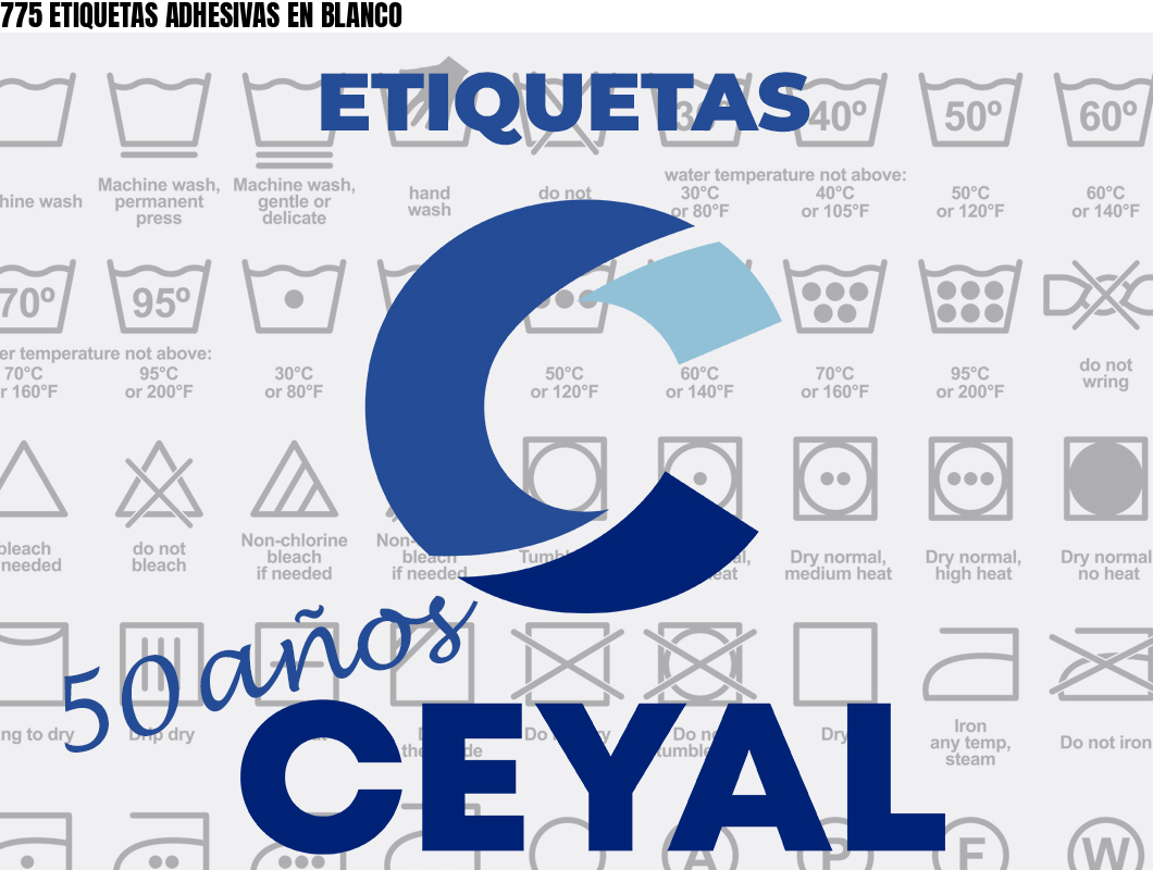 775 ETIQUETAS ADHESIVAS EN BLANCO