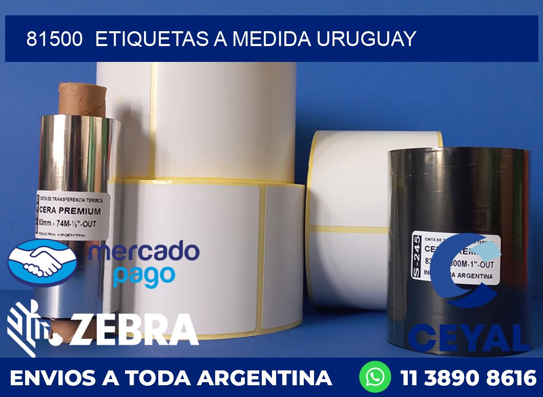 81500 ETIQUETAS A MEDIDA URUGUAY