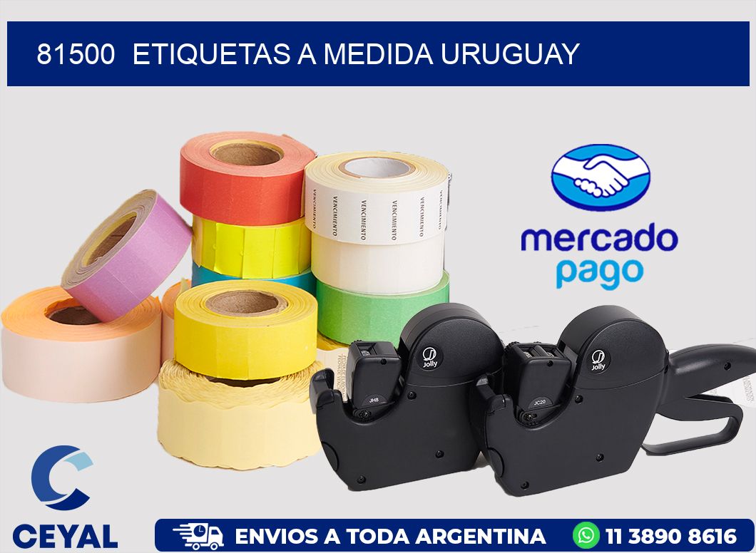 81500 ETIQUETAS A MEDIDA URUGUAY