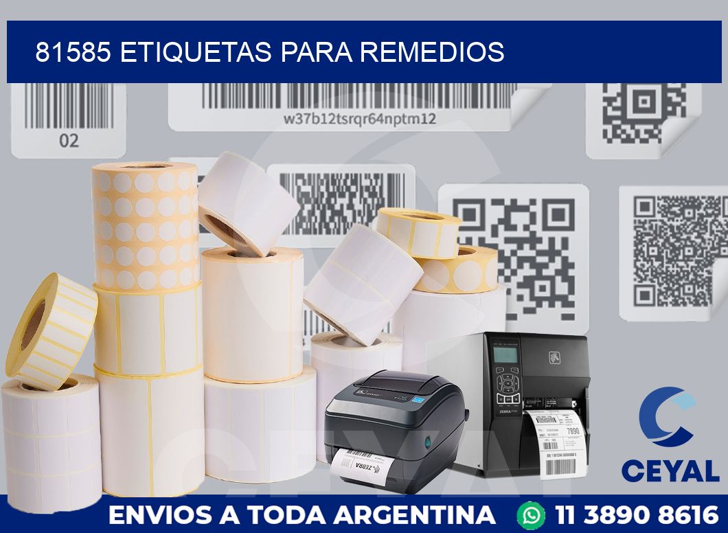 81585 ETIQUETAS PARA REMEDIOS